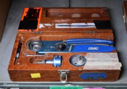 Erma Buchanan Crimping Tool Kit In A Wooden Box