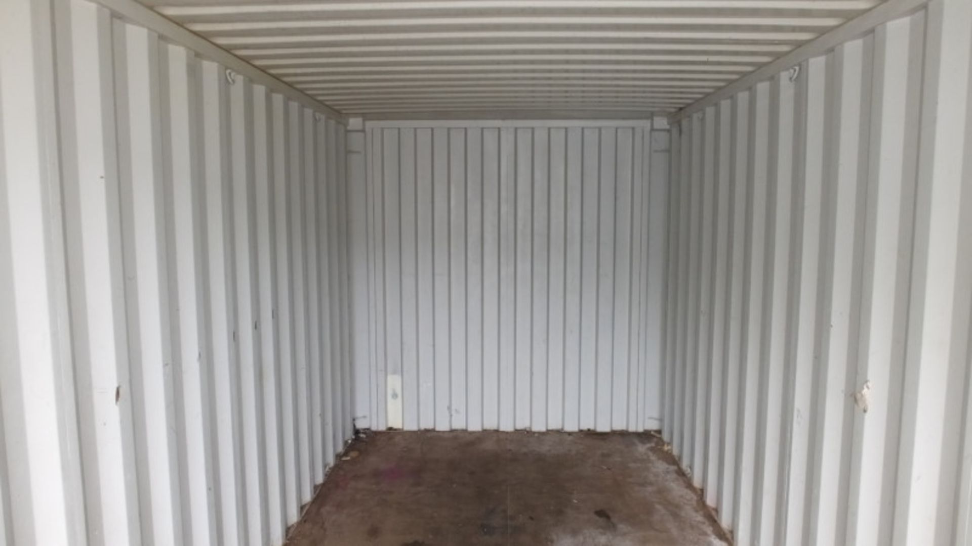 20ft ISO container - Type 1CC-20NT14G(B) - light blue - LOCATED AT OUR CROFT SITE - Image 7 of 12