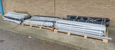 Racking assembly - 18 Uprights - H 1800mm x W 600mm - approx 140 beams - L1860