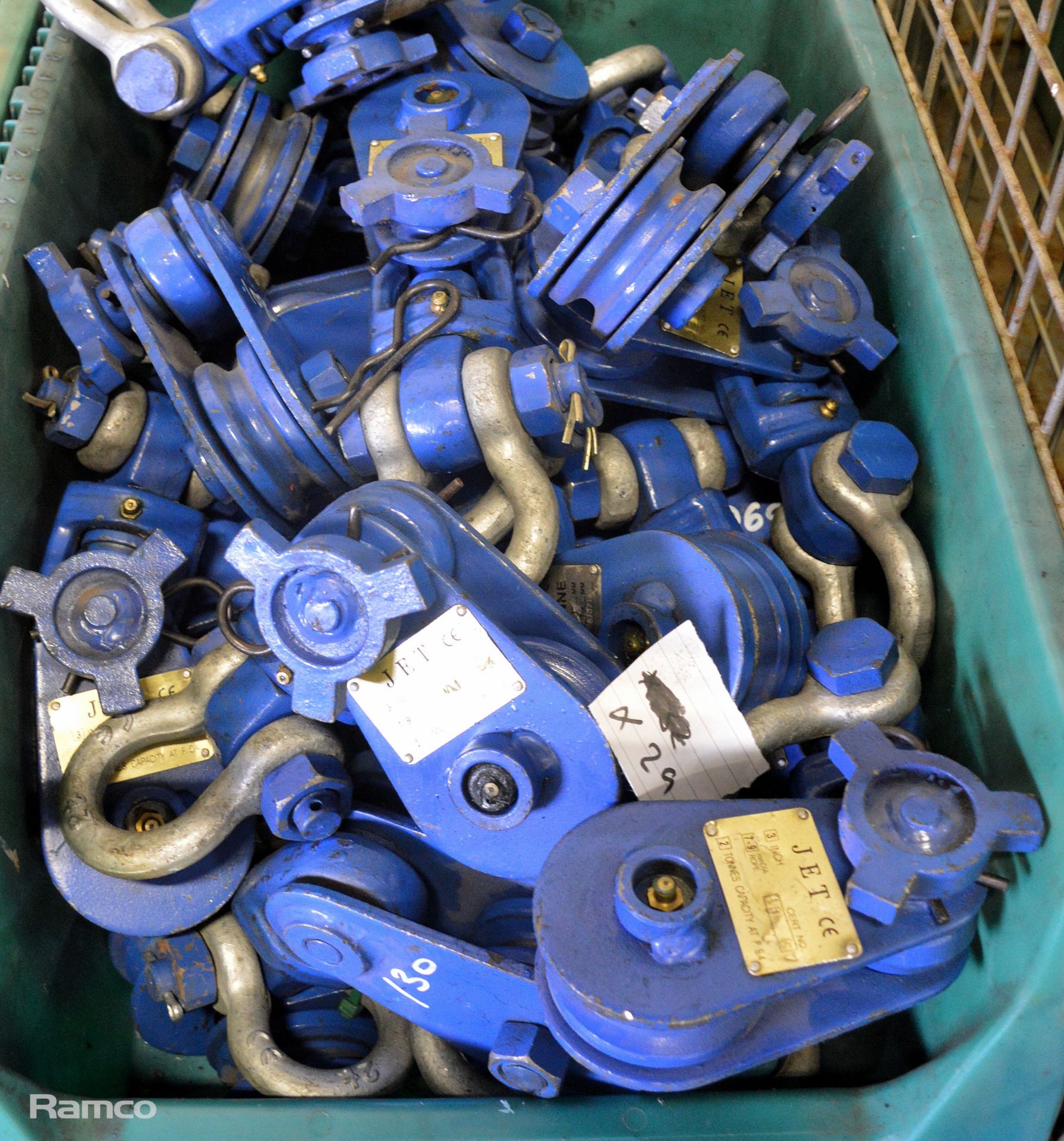 29x Jet pulley blocks - 3 inch - 7-9 mm diameter rope - 2T - Image 4 of 6