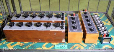 5x Various Electrical Resistance Boxes