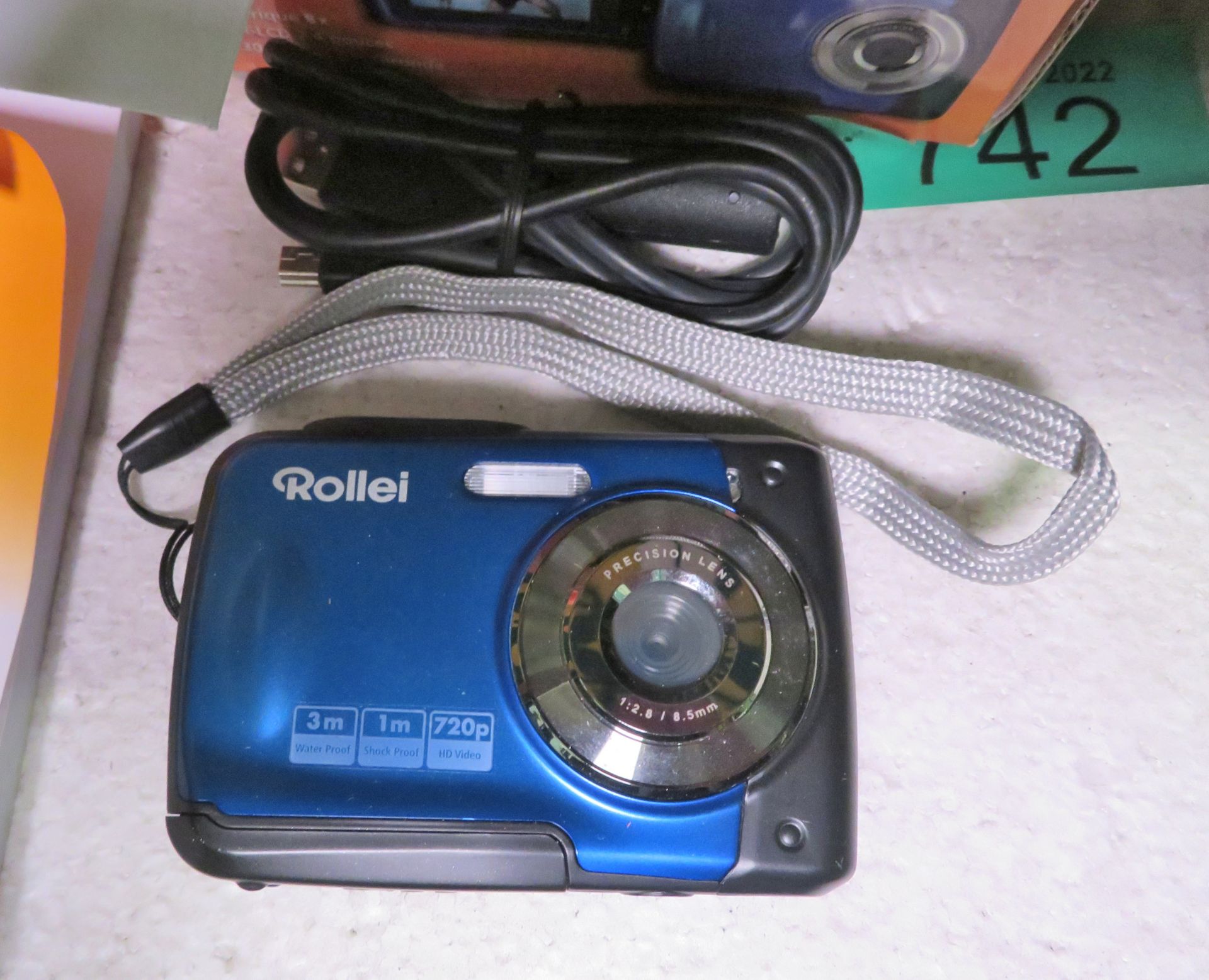 Rollei Sportsline 60 Camera, Olympus 1050SW Miniaturised Optics Camera - Image 3 of 10