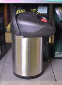 Stainless Steel Airpot Hot Beverage Dispenser - 3L