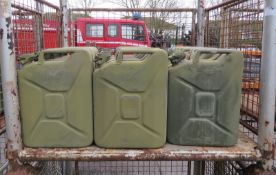 9x Ex-MOD Jerry Cans