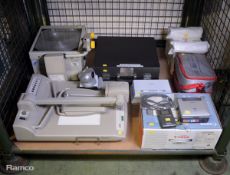 Office Equipment - Canon Printer, Thermo Paper, Case Portable Microfiche Reader, Sony GV-D