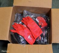 Polco Pura Red industrial gloves - approx 140 pairs