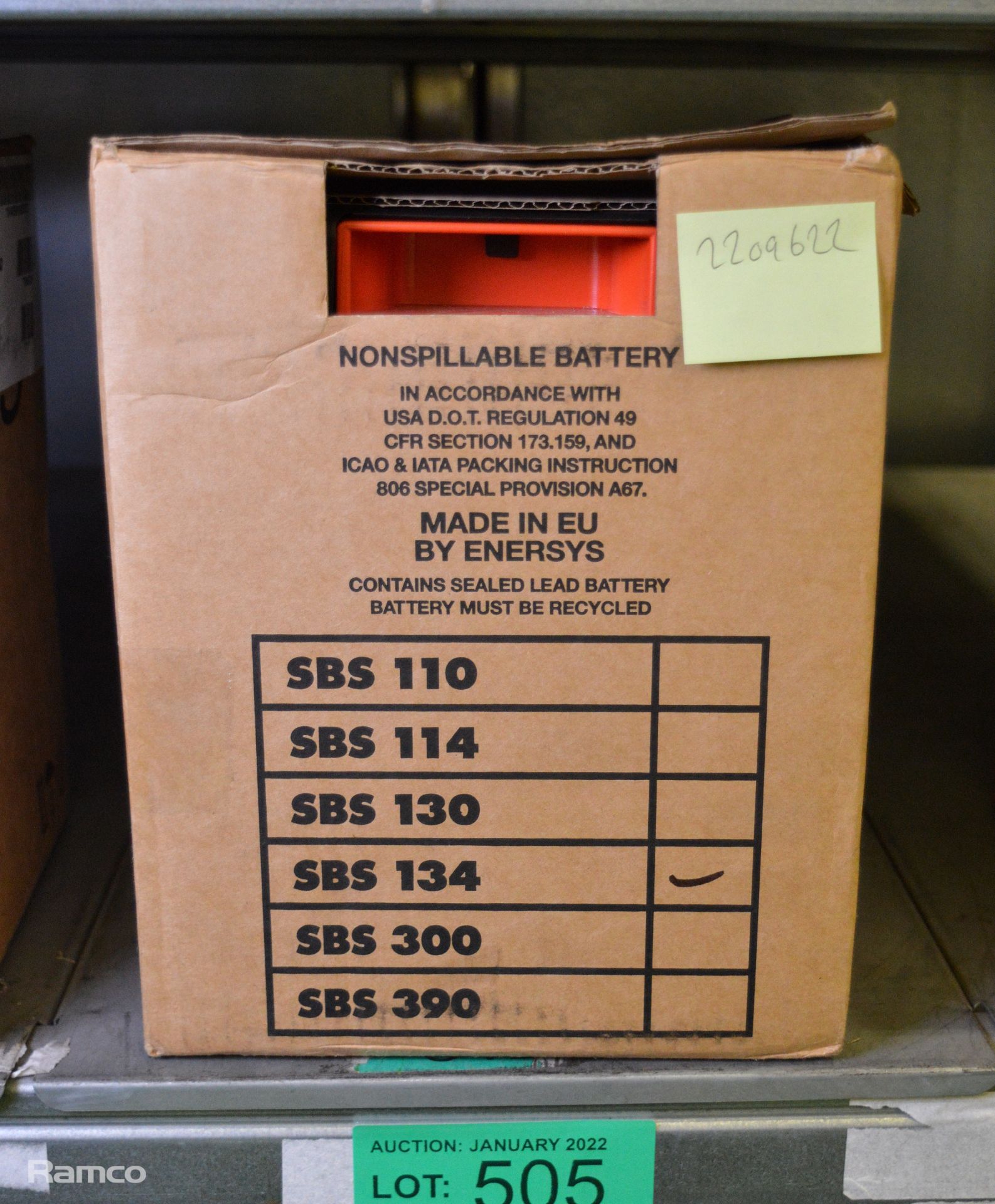 Power Safe SBS 134 Sealed Lead Acid Battery