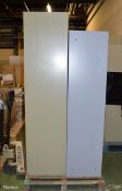 2x Single Door Lockers (no keys) - L450 x W450 x H1800mm, 1x Single Door Locker with Key -