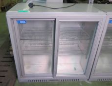 Kool Back Bar Cooler NRLS-1CB210AS 2 Door - L900 x W520 x H900mm