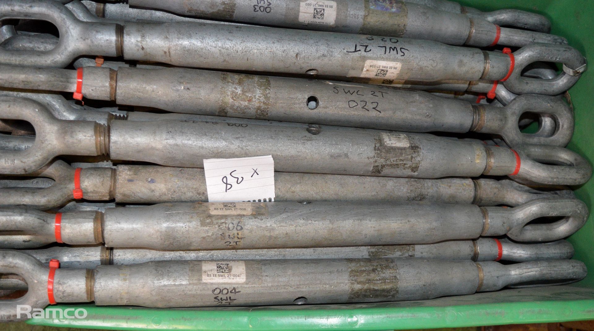 38x Heavy duty tensioning bars - 2T - Image 2 of 3