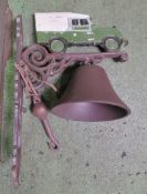Land rover style hanging bell