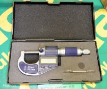 Linear 0-25mm/0-1in Digital Micrometer