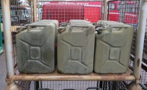 9x Ex-MOD Jerry Cans