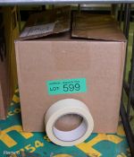 White Masking Tape - 36mm x 50M - 1 Box - 21 reels Per Box