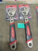 2x Dekton 12 inch Adjustable Wrenches