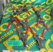 8x Stripmaster Wire Stripper Tools