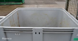 Plastic Container pallet - L1200 x W1000 x H850mm