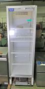 Caravell 390-027-10 Glass fronted Fridge - W600 x D655 x H1845m