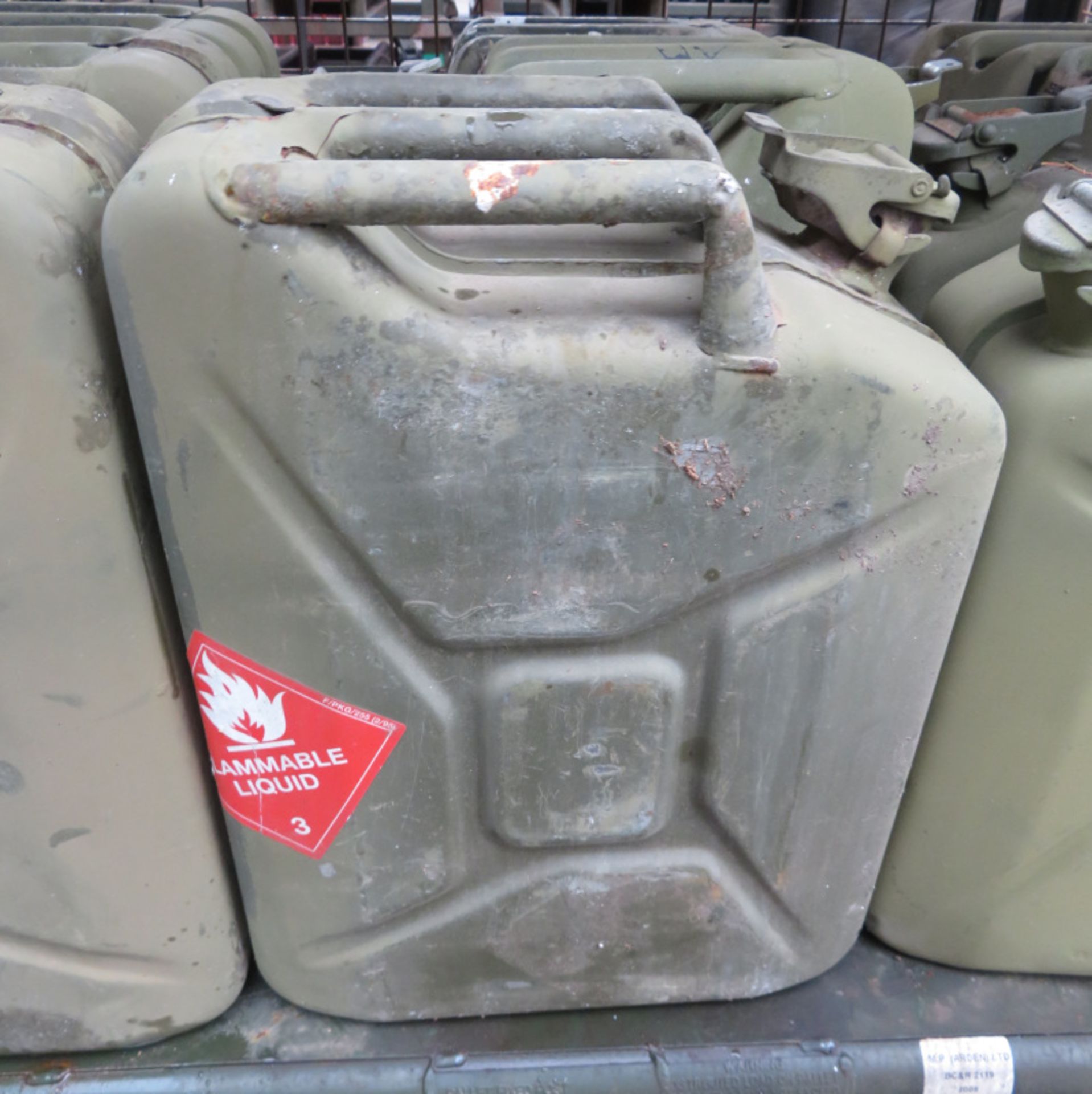 9x Ex-MOD Jerry Cans - Image 2 of 2