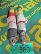 2x Desoutter D23-L Pneumatic Drills - Straight