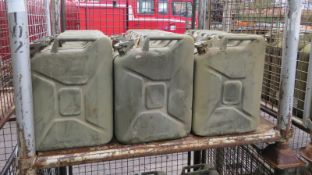 9x Ex-MOD Jerry Cans