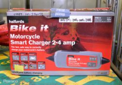 Halfords Bike It Motorcycle 12V Smart Charger 1.25/2-4 amp