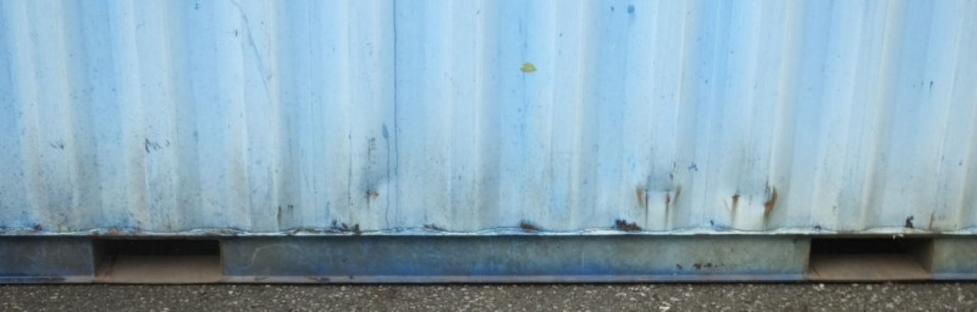 20ft ISO container - Type 1CC-20NT14G(B) - light blue - LOCATED AT OUR CROFT SITE - Image 5 of 12