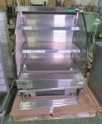 Norpe Display fridge unit - L 870mm x W 750mm x H 1320mm