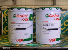 Castrol Rustilo 431 Grease 12.5kg - 2x tins - Cannot be sent via parcelforce. Pallet delivery only