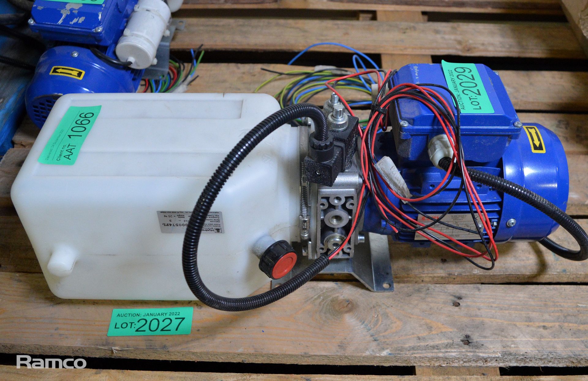 Elvem hydraulic power pump unit - 230v