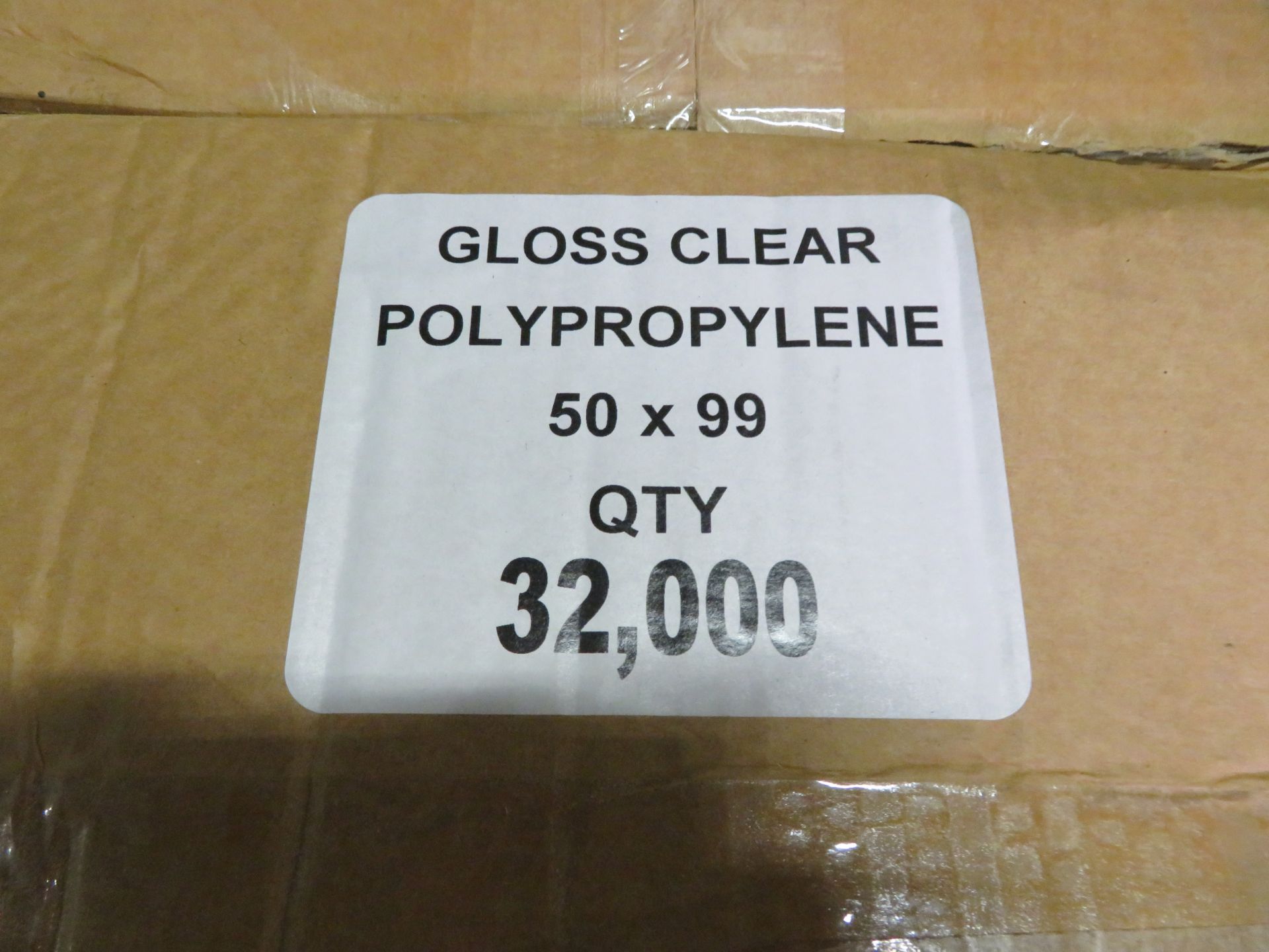 Gloss Clear polypropylene label rolls - 50x99 - 3 boxes - 32 rolls per box - 1000 labels p - Image 3 of 3