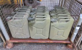 9x Ex-MOD Jerry Cans