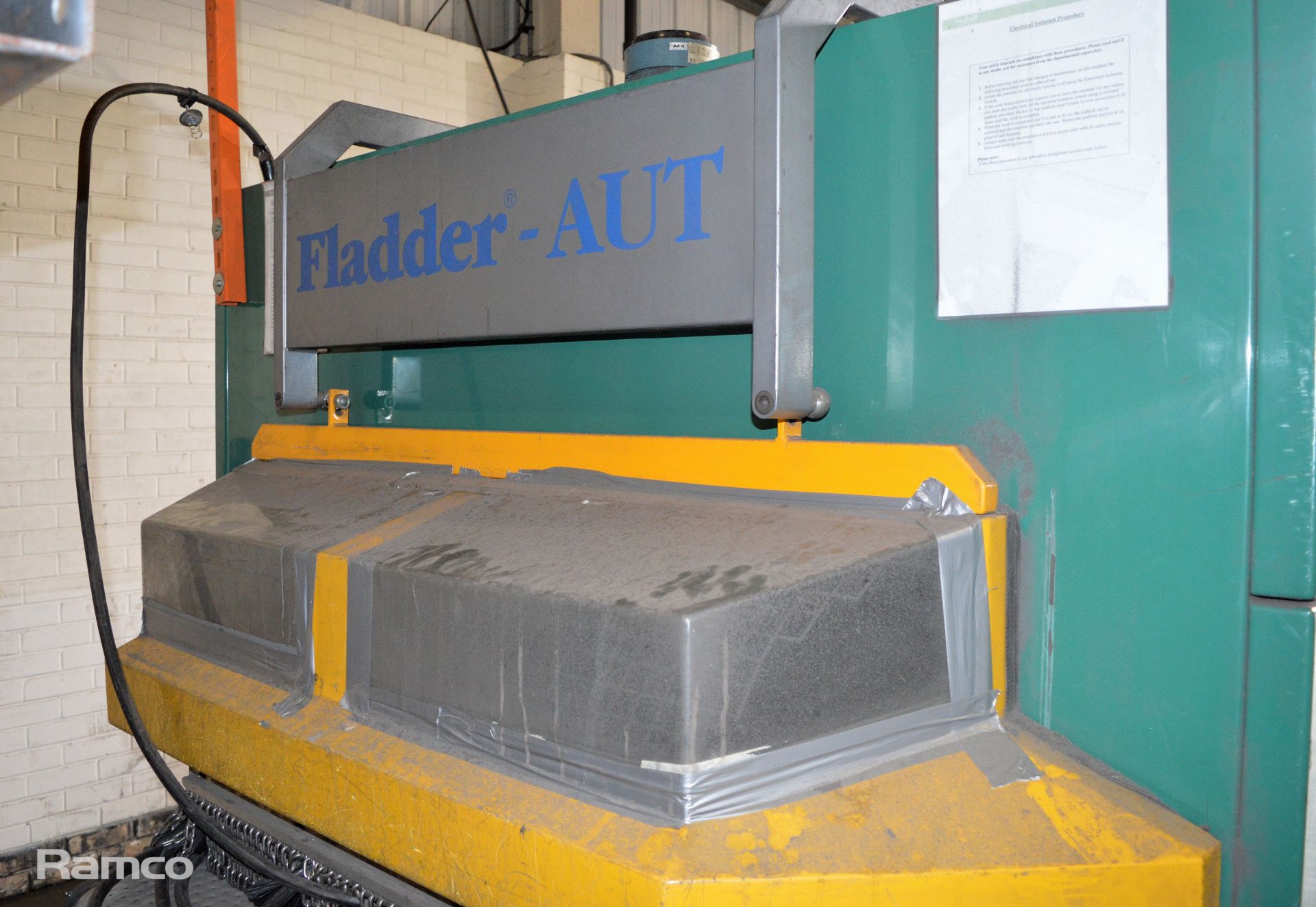 Fladder Deburring machine - AUT-1000 VAC - serial 1092 - Manufactured 2001 - 3x415V - 50hz - Image 6 of 20