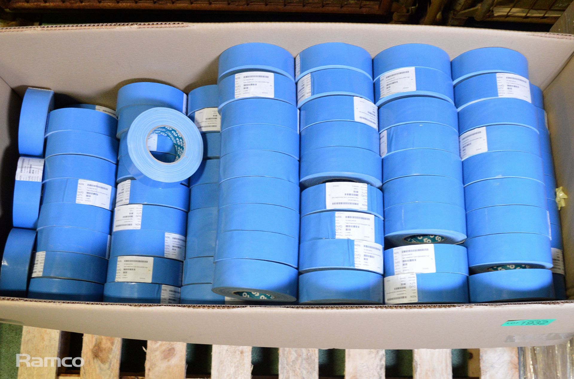 Blue Waterproof Cloth Tape 50mm x 50M - approx 150 rolls - Image 2 of 4