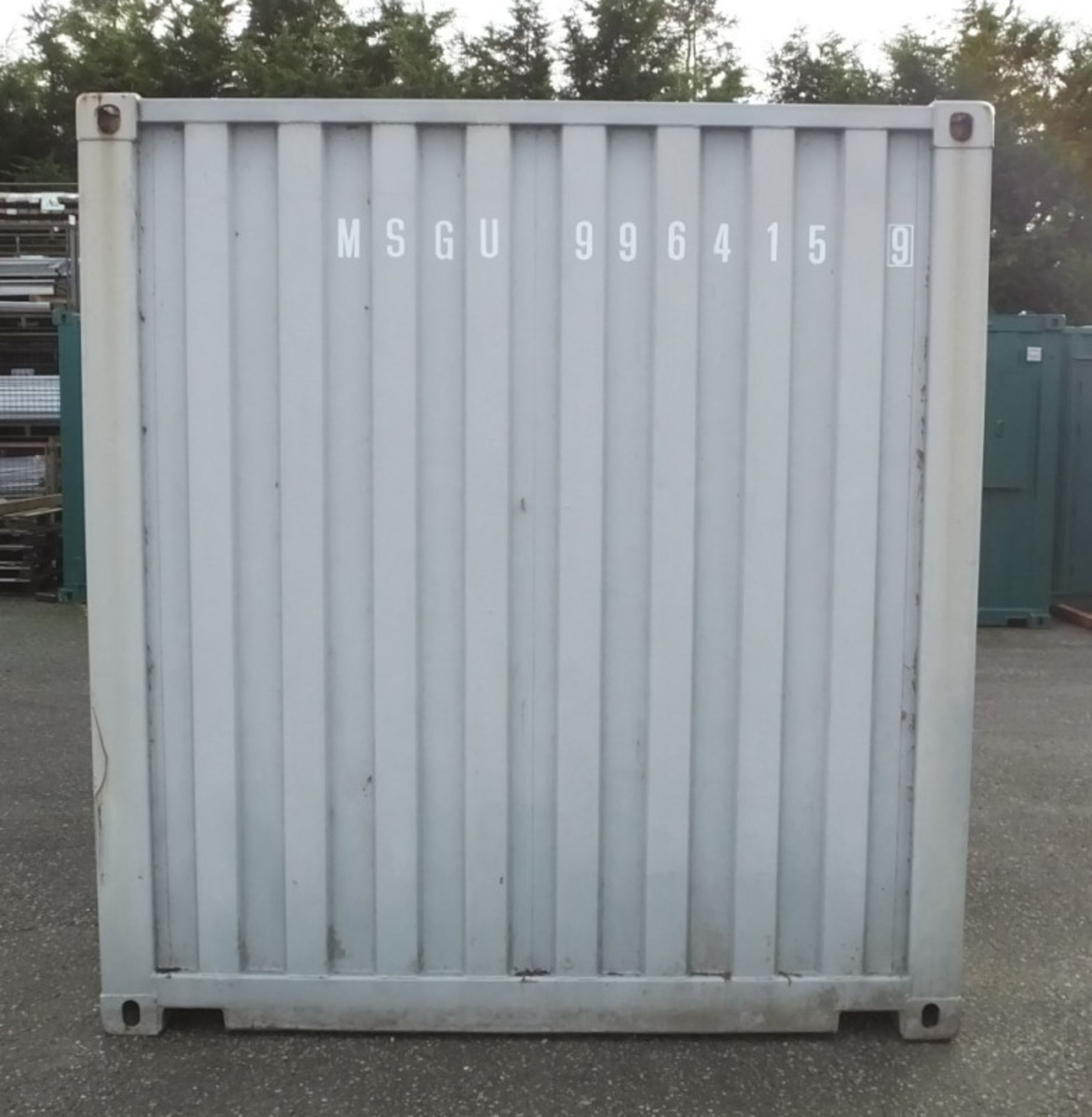 20ft ISO container - Type CX00-20MOS - grey - LOCATED AT OUR CROFT SITE NEAR SKEGNESS - Image 5 of 12