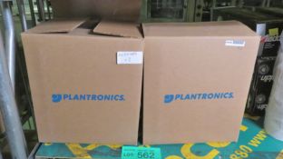 6x Plantronics Audio 310 PC Headsets