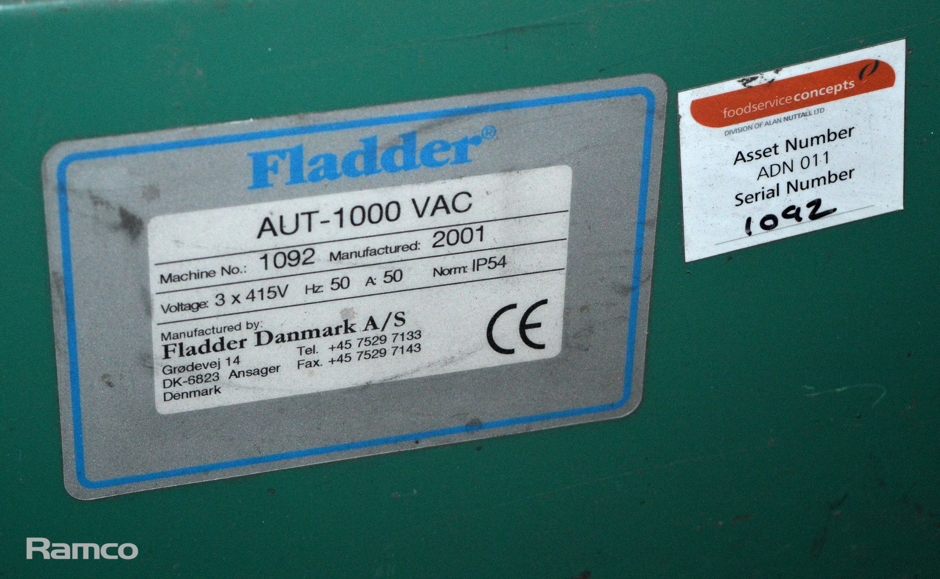 Fladder Deburring machine - AUT-1000 VAC - serial 1092 - Manufactured 2001 - 3x415V - 50hz - Image 12 of 20