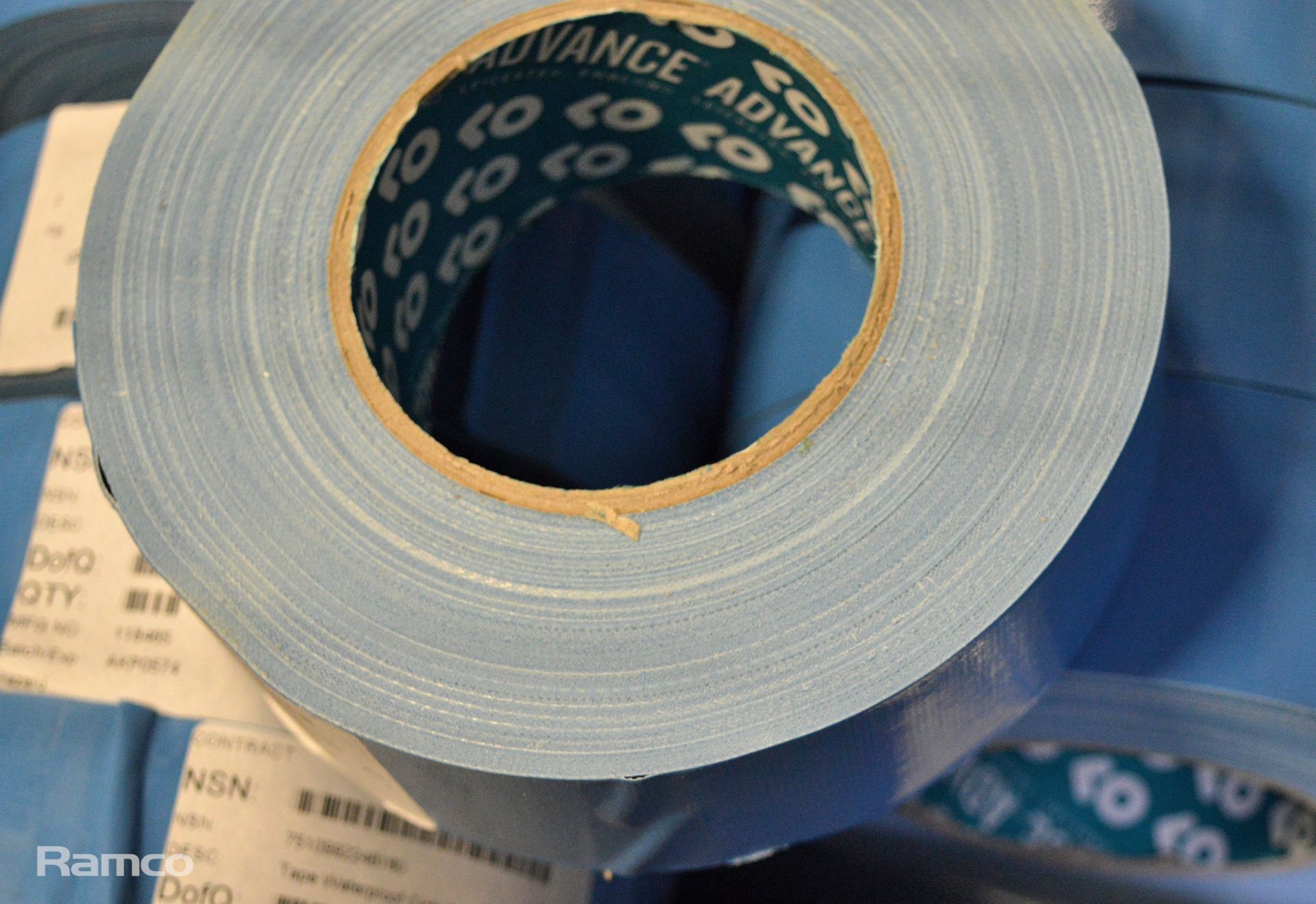 Blue Waterproof Cloth Tape 50mm x 50M - approx 150 rolls - Image 4 of 4