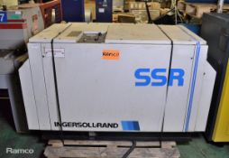 Ingersoll Rand MH11 SSR industrial compressor - hours run 40406.74, Hoval pressure vessel