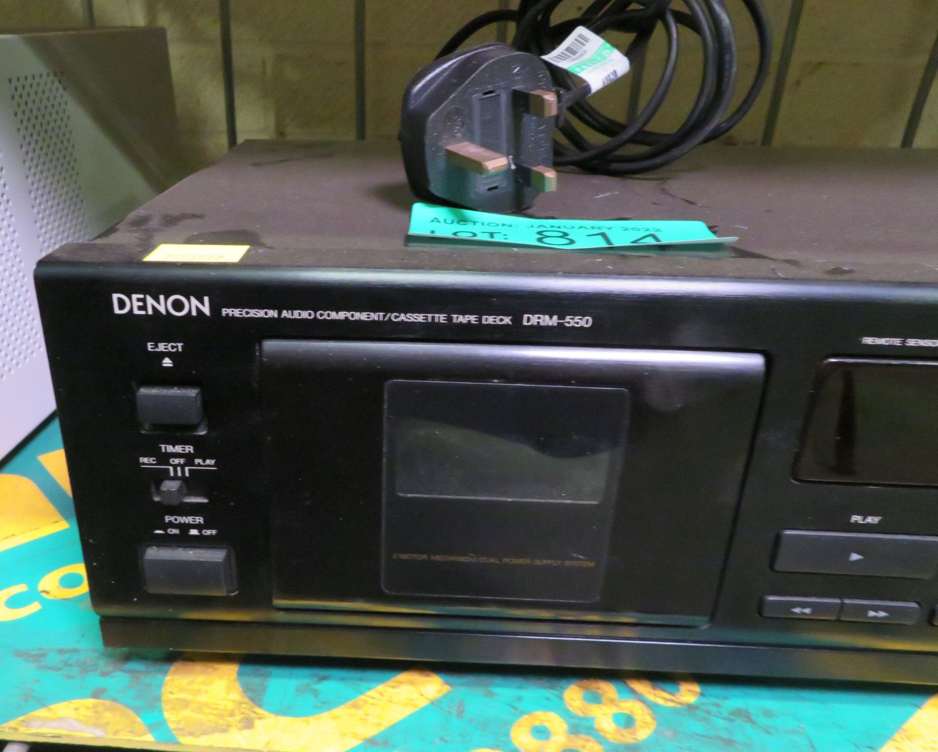 Denon DRM-550 Cassette Tape Deck - Image 3 of 5