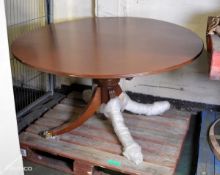 Round Wooden Table - W 1300mm x H750mm