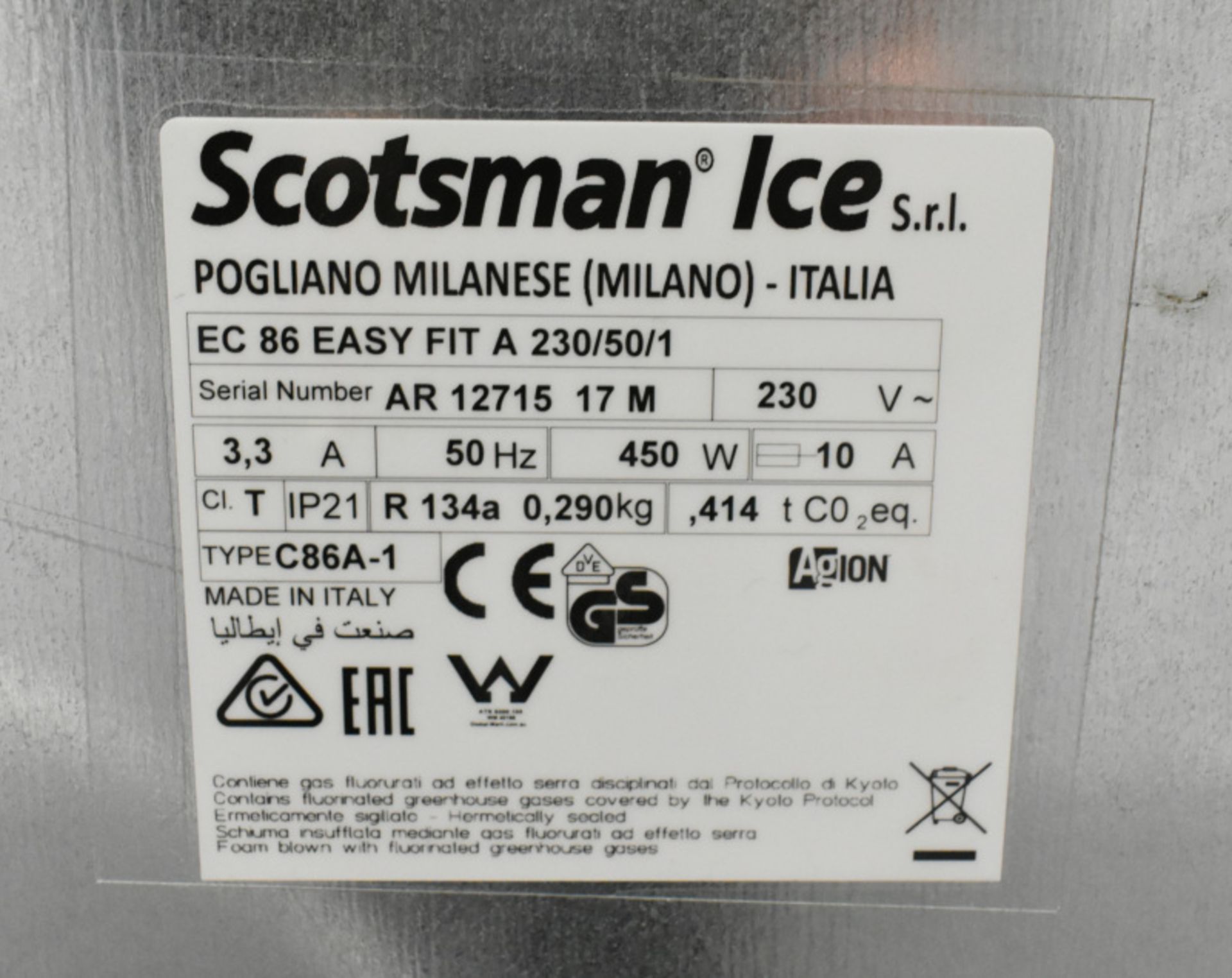 Scotsman EC 86 easy fit Ice Machine - Image 5 of 7