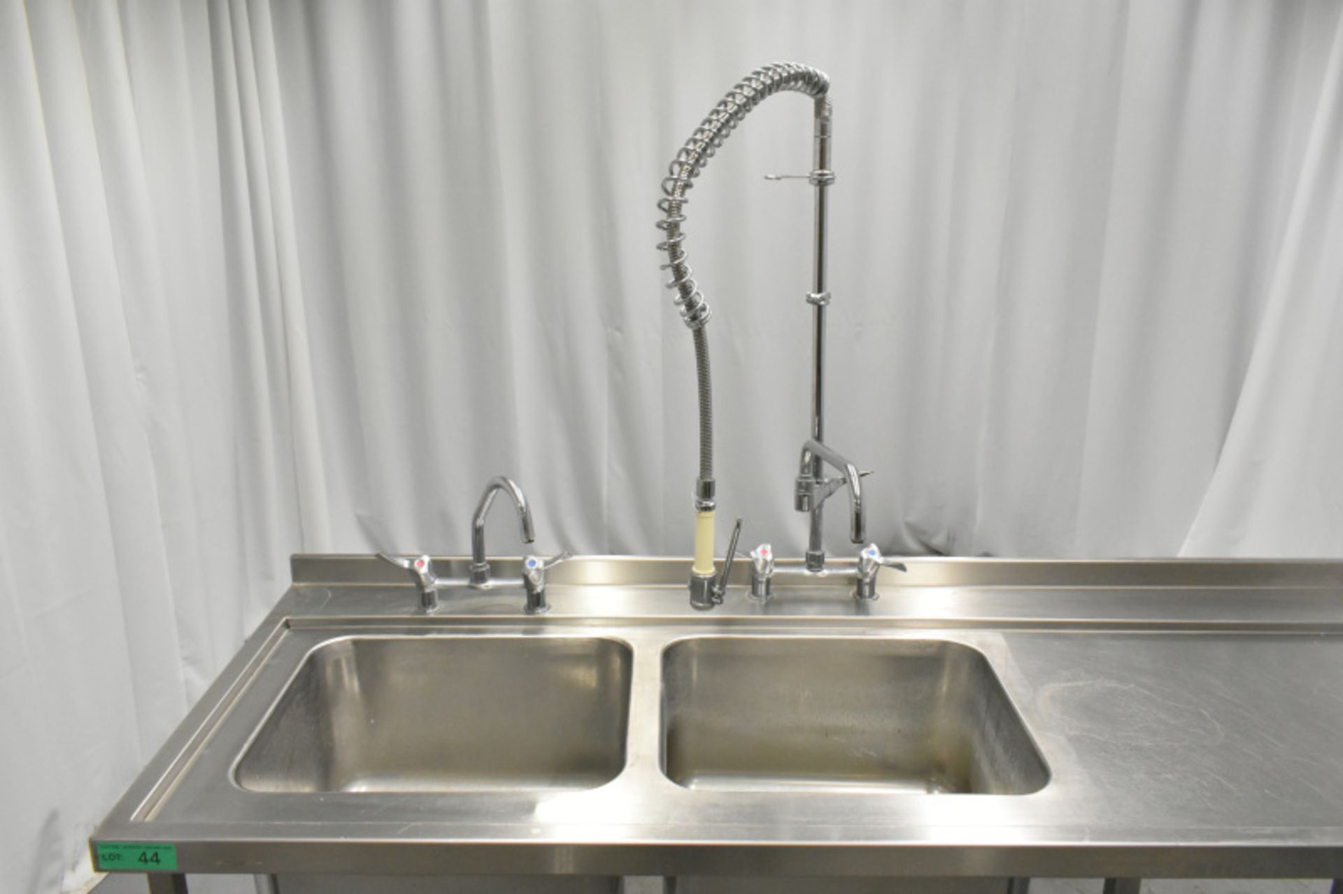 Stainless Steel Double sink Unit - Image 2 of 9