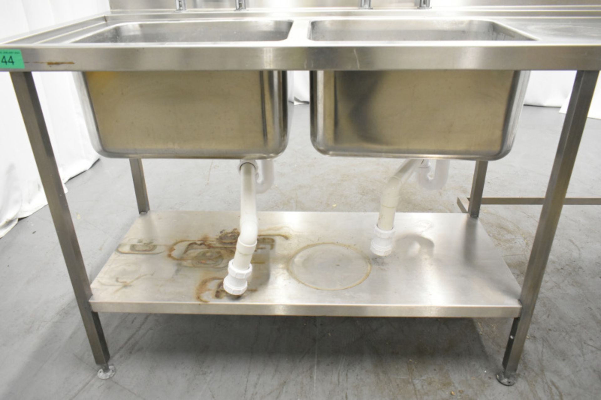 Stainless Steel Double sink Unit - Image 3 of 9