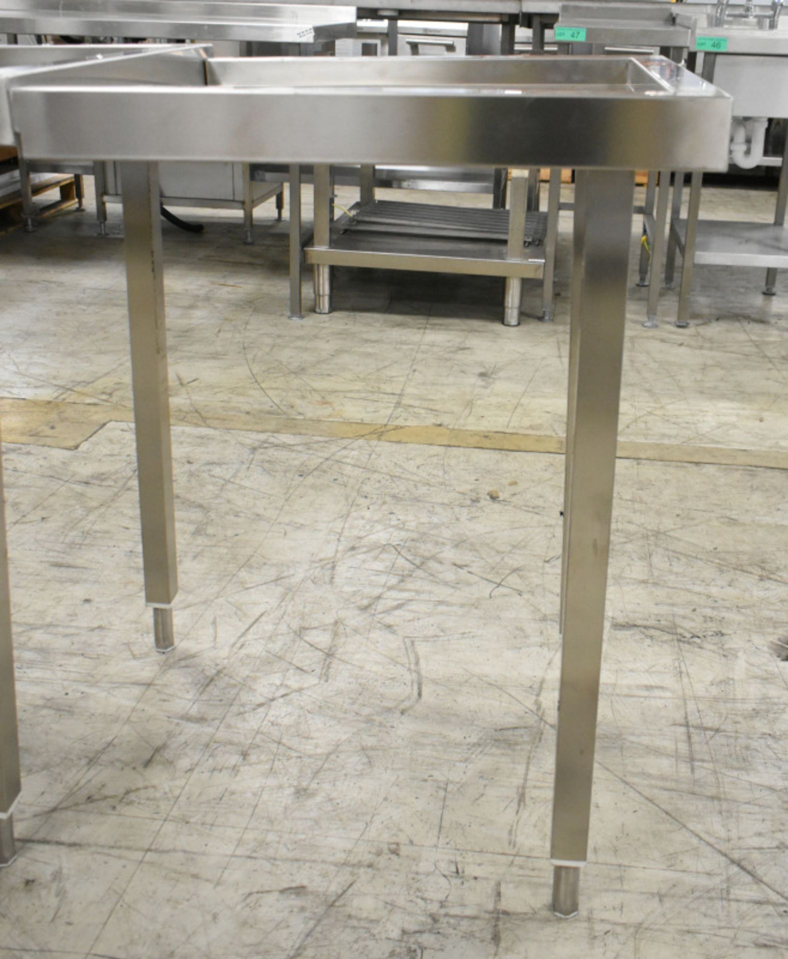 Stainless Steel End Table - Image 4 of 4