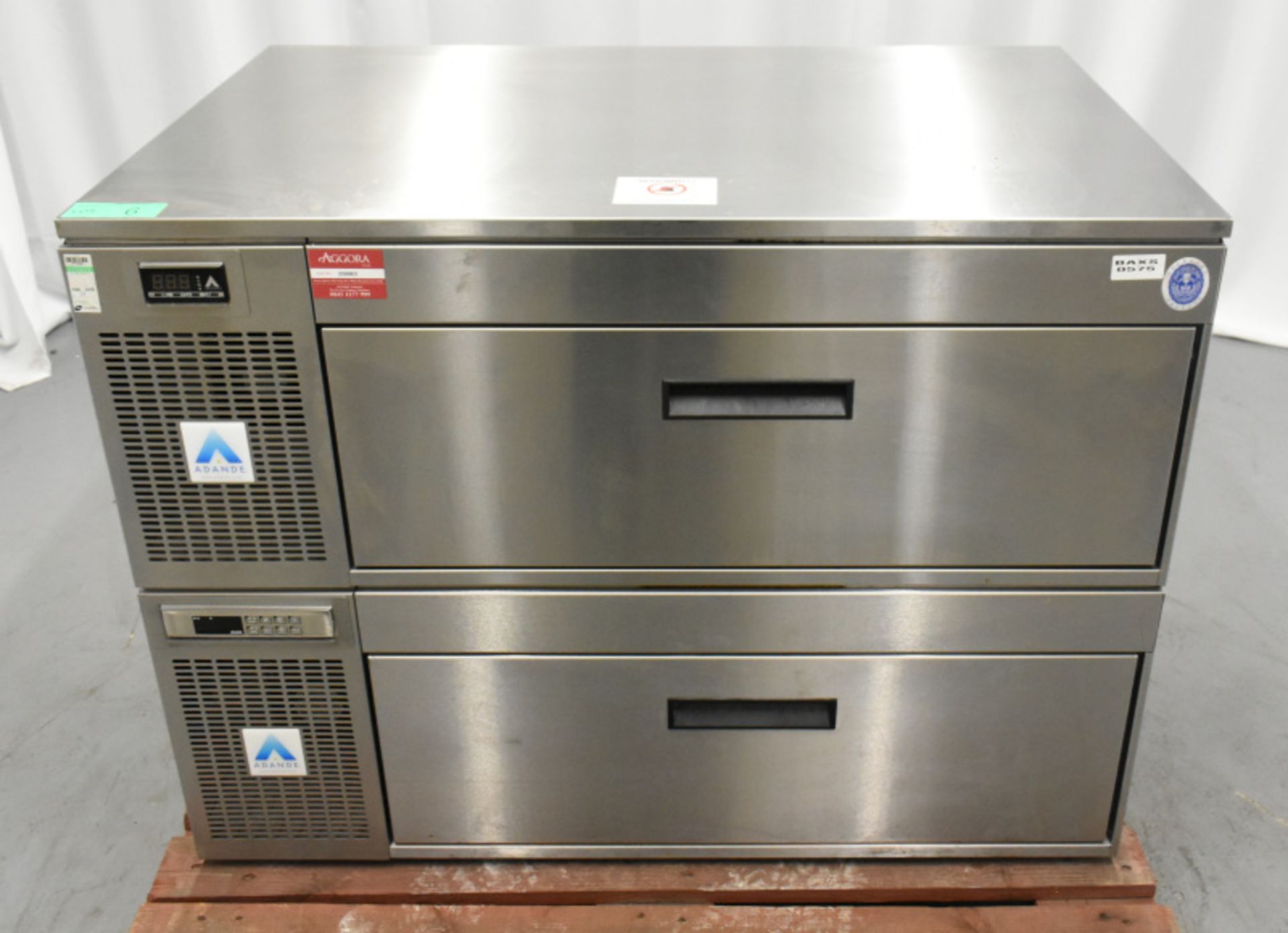 Adande Refrigerated Under Counter Double Drawer Unit - Model VCS-BC R1