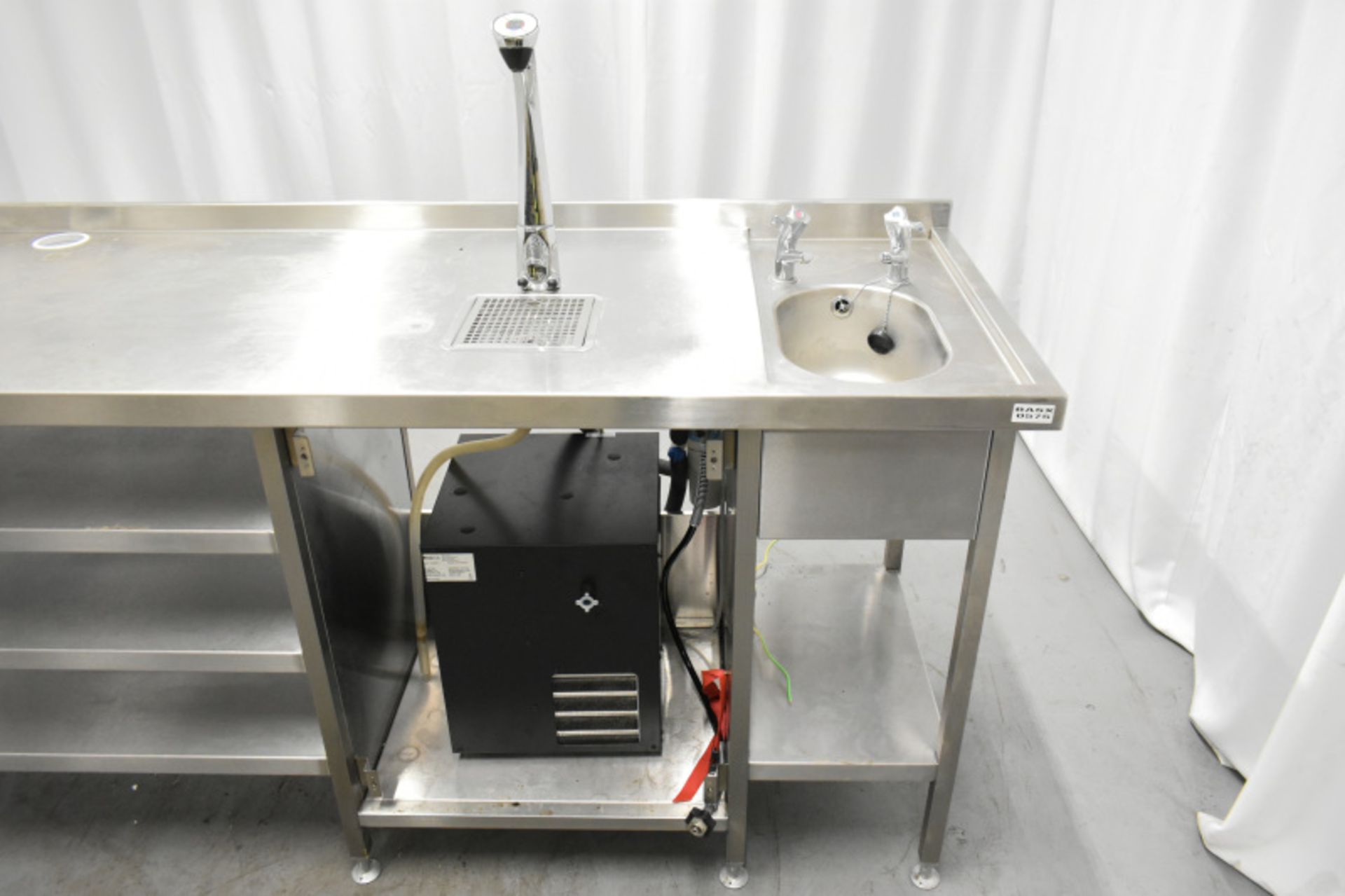 Stainless Steel Drinks Preparation Table with Sink & Brita VIVREAU ViTap - Image 2 of 13