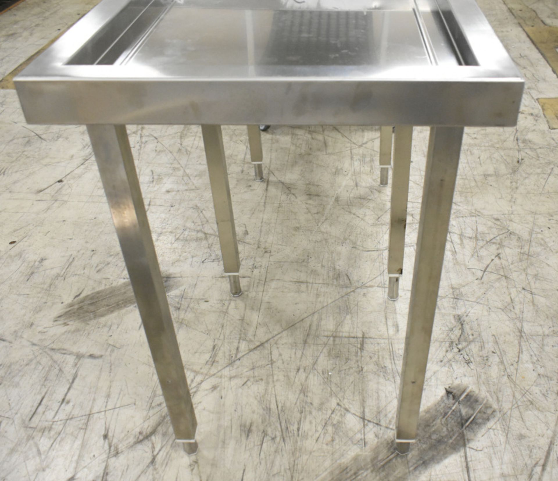 Stainless Steel End Table - Image 3 of 4