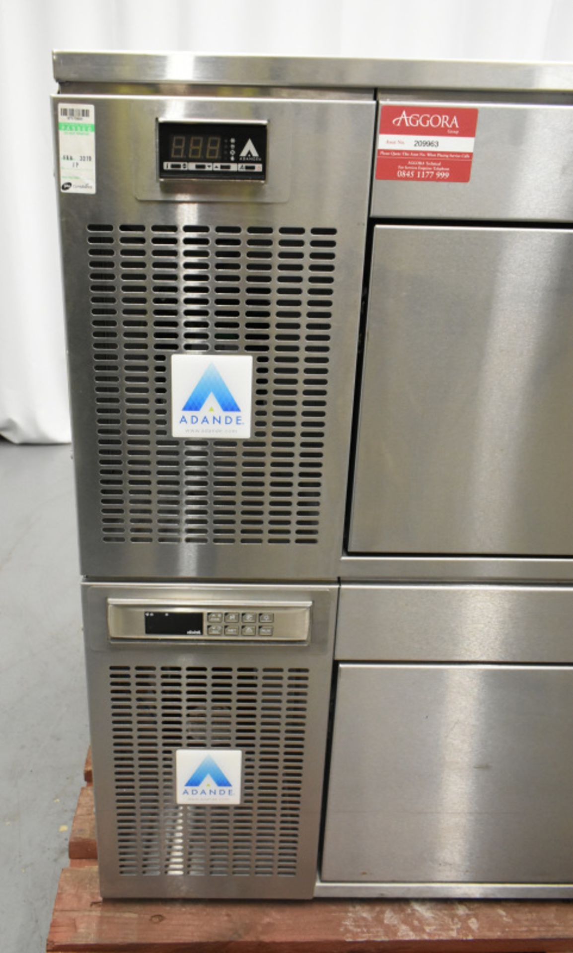 Adande Refrigerated Under Counter Double Drawer Unit - Model VCS-BC R1 - Image 2 of 9