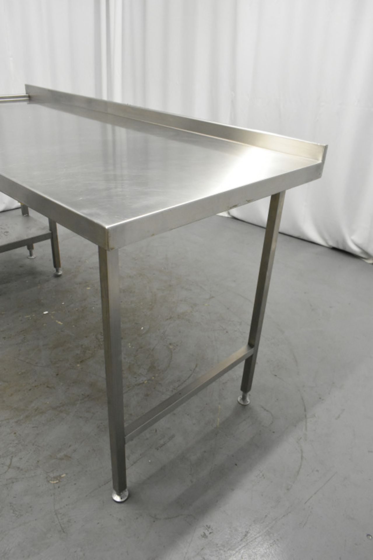 Stainless Steel Preparation Table with Sink - Image 3 of 6